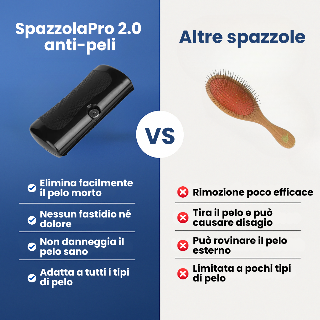 SpazzolaPro 2.0 anti-peli